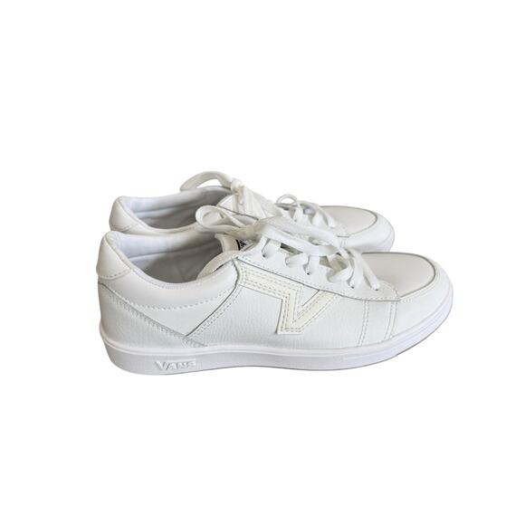 Vans Lowland CC White Leather Flying V Retro 90s Sneakers Men’s 7.5 Skater
